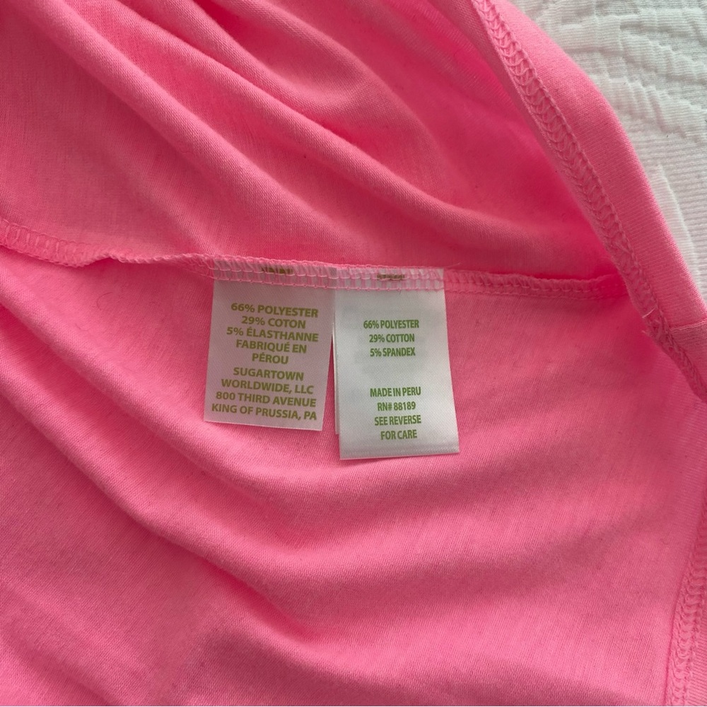 NWT - Lilly Pulitzer Alessa Top, Pelican Pink, size Small - Picture 7 of 7